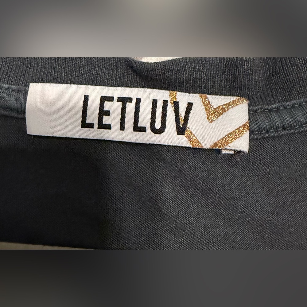 Letluv Def Leppard Graphic Tee 2X gray Anthropologie - Picture 6 of 9